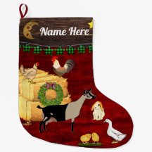 Personalized - A Country Christmas Alpine Goat
