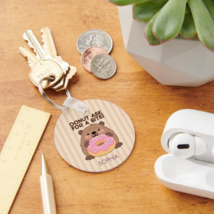 Personalized A fun play on words Castor & Dona Keychain