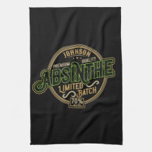 Personalized Absinthe Herbal Spirit Liquor Label