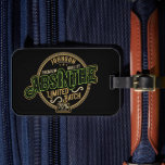 Personalized Absinthe Herbal Spirit Liquor Label Luggage Tag