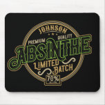 Personalized Absinthe Herbal Spirit Liquor Label Mouse Pad