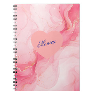 Personalized abstract art notebook Gift for girls