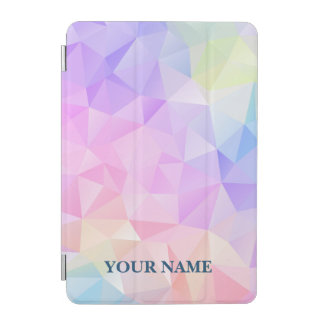 Personalized abstract geometric pattern iPad mini cover