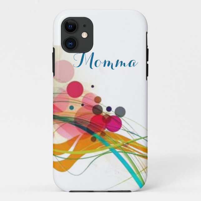 Personalized Abstract iPhone Case (Back)