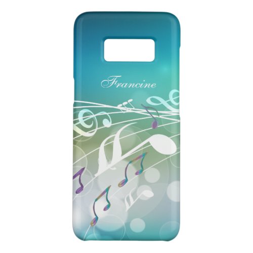 Personalized Abstract Music Design Case_Mate Samsung Galaxy S8 Case