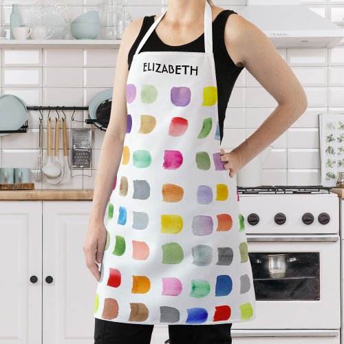 Personalized Abstract Pattern Apron
