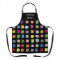 Personalized Abstract Pattern Artists Black Apron