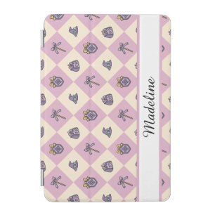 Personalized Academy Wizard School Girl Witch Pink iPad Mini Cover