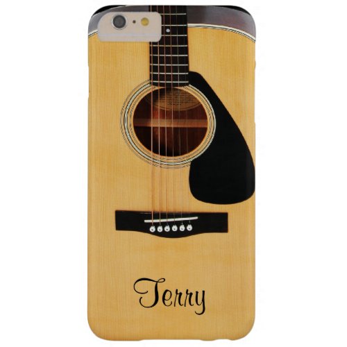 Personalized Acoustic Guitar  iPhone 6 Plus Case