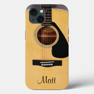 Personalized Acoustic Guitar Music iPhone Case