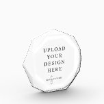 Personalized Acrylic Award<br><div class="desc">Customize your design in Templett. After you are done editing,  download your file in a JPG format (don't forget to turn on the bleed option). Upload your design here by clicking on the blue "Personalize" button.</div>