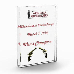 Personalized Acrylic Award with Club Logo