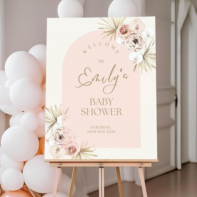 Personalized Acrylic Baby Shower Sign, Custom Baby Foam Board (Creator Uploaded)