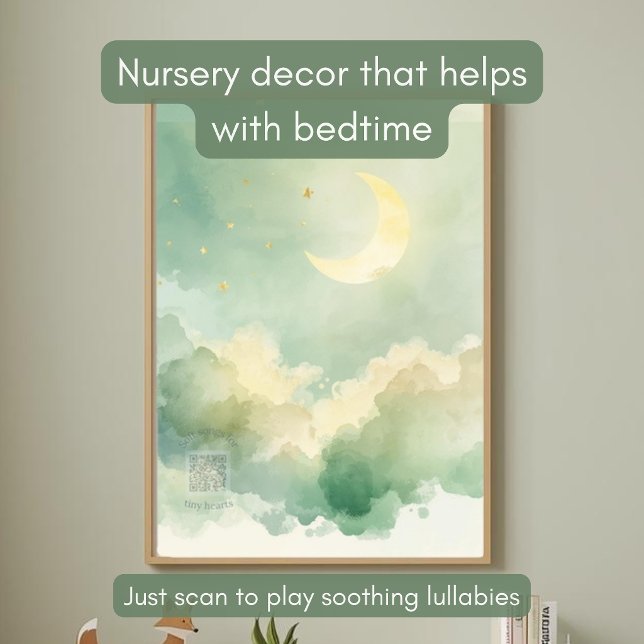 Personalized Acrylic Nursery Sign | Moon & Stars (Creator Uploaded)