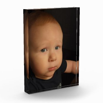 Personalized Acrylic Picture Frame Acrylic Award by Visages at Zazzle