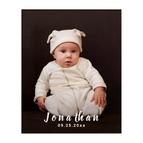 Personalized Acrylic Print