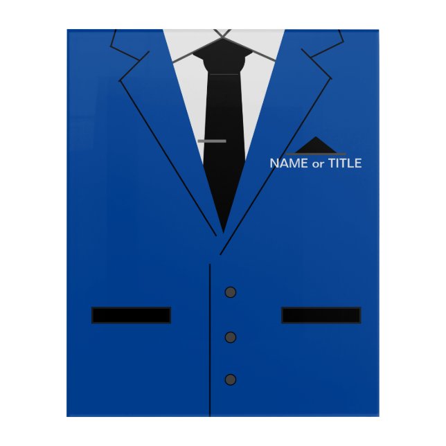 Personalized Acrylic Print Fun Custom Text (Front)