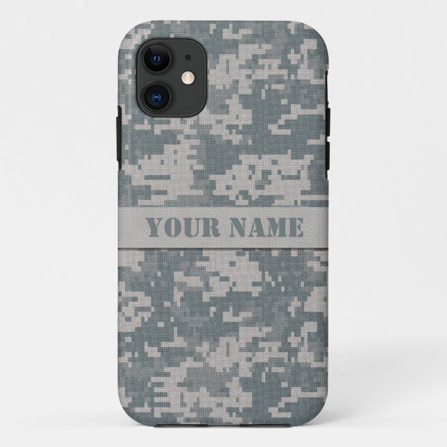 Personalized ACU Camouflage iPhone 5 Xtreme Case (Back)