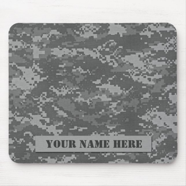 Personalized ACU Camouflage Mousepad (Front)