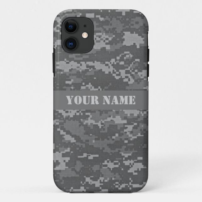 Personalized ACU Digital Camo iPhone 5/5S Case (Back)