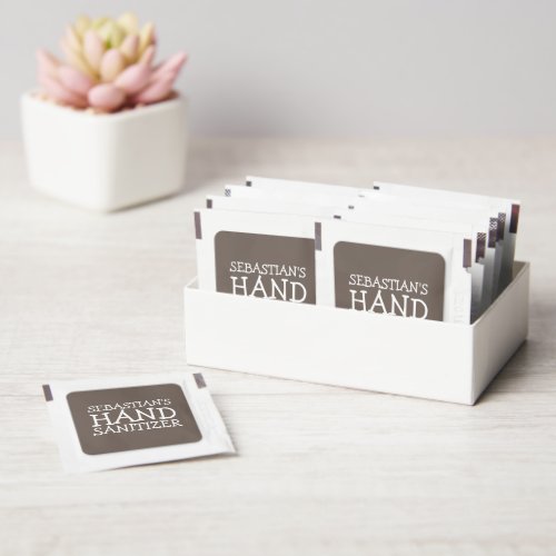 Personalized Add Name Custom Made Hand Sanitizer Packet