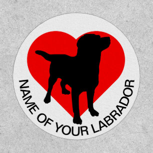 Personalized Add Name Custom Made Labrador Dog Patch