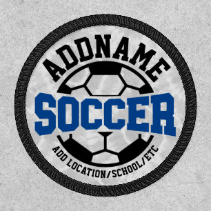 Personalized ADD NAME Soccer Player Team Tie-Dye Patch