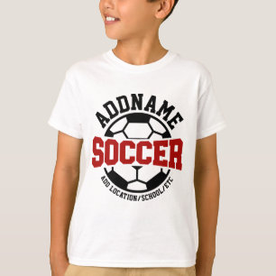 Personalized ADD NAME Soccer Player Team Tie-Dye T-Shirt