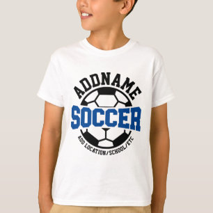 Personalized ADD NAME Soccer Player Team Tie-Dye T-Shirt