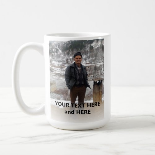 Personalized Add Photo and Text Coffee Mug
