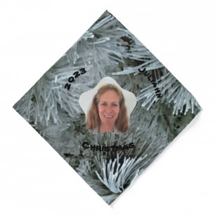 Personalized Add Photo Frost Star Bandana