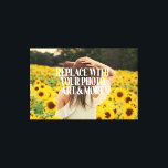 Personalized Add Photograph Art Custom Made Canvas Print<br><div class="desc">Create a Custom Photo unique customized personalized wall art from Ricaso</div>