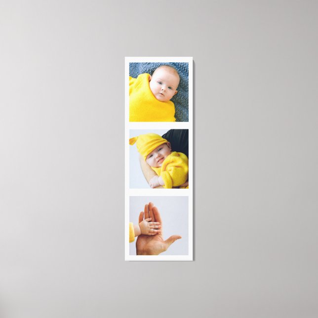 Personalized Add  Photographs Custom Made Canvas Print (Front)