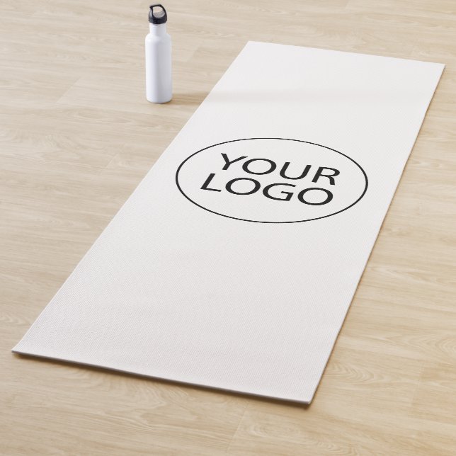Personalized Add Your Business Logo Custom white Yoga Mat (In Situ)
