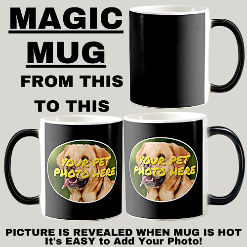 Personalized _ Add Your Dog Photo Here _ Morphing Magic Mug