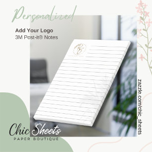 Personalized “Add Your Logo” 3M Post-it® Notes