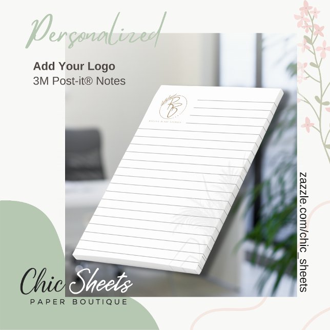Personalized “Add Your Logo” 3M Post-it® Notes (Creator Uploaded)