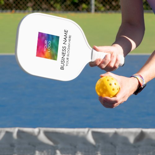 Personalized Add Your Logo Here Business Company Pickleball Paddle