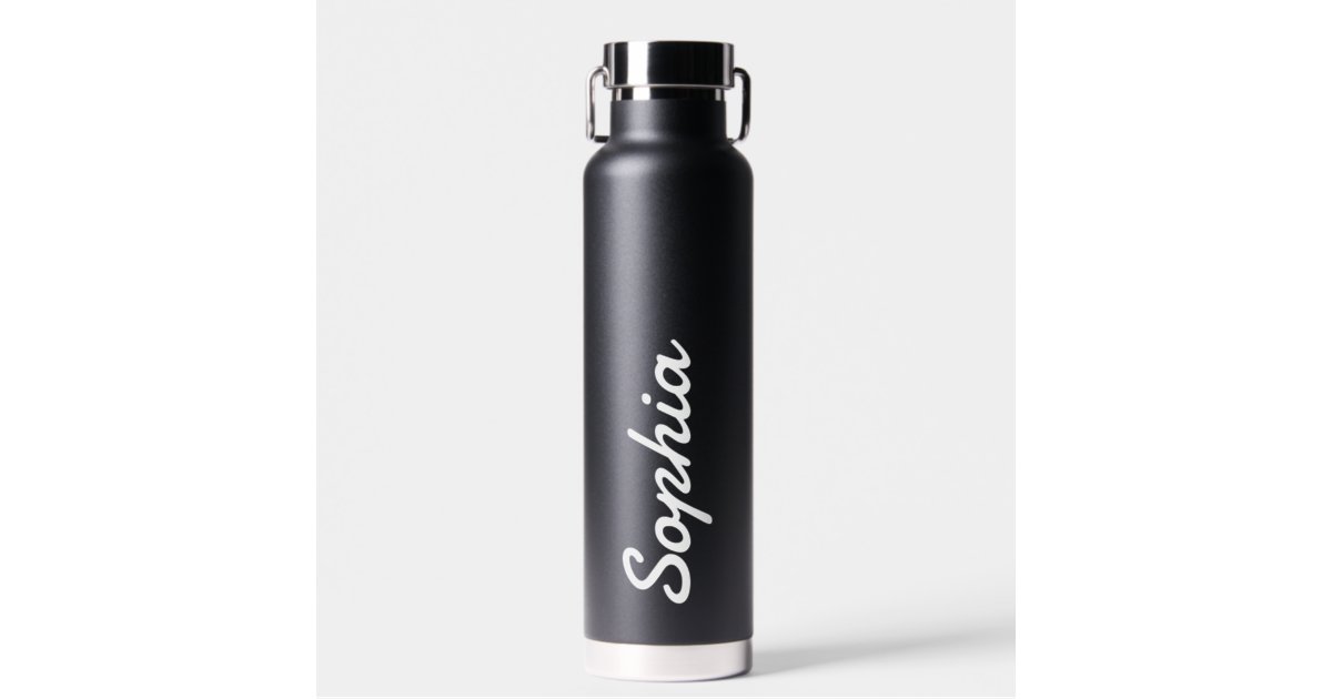 Kids Water Bottle Personalized, Insulated Thermal Mug with Popup