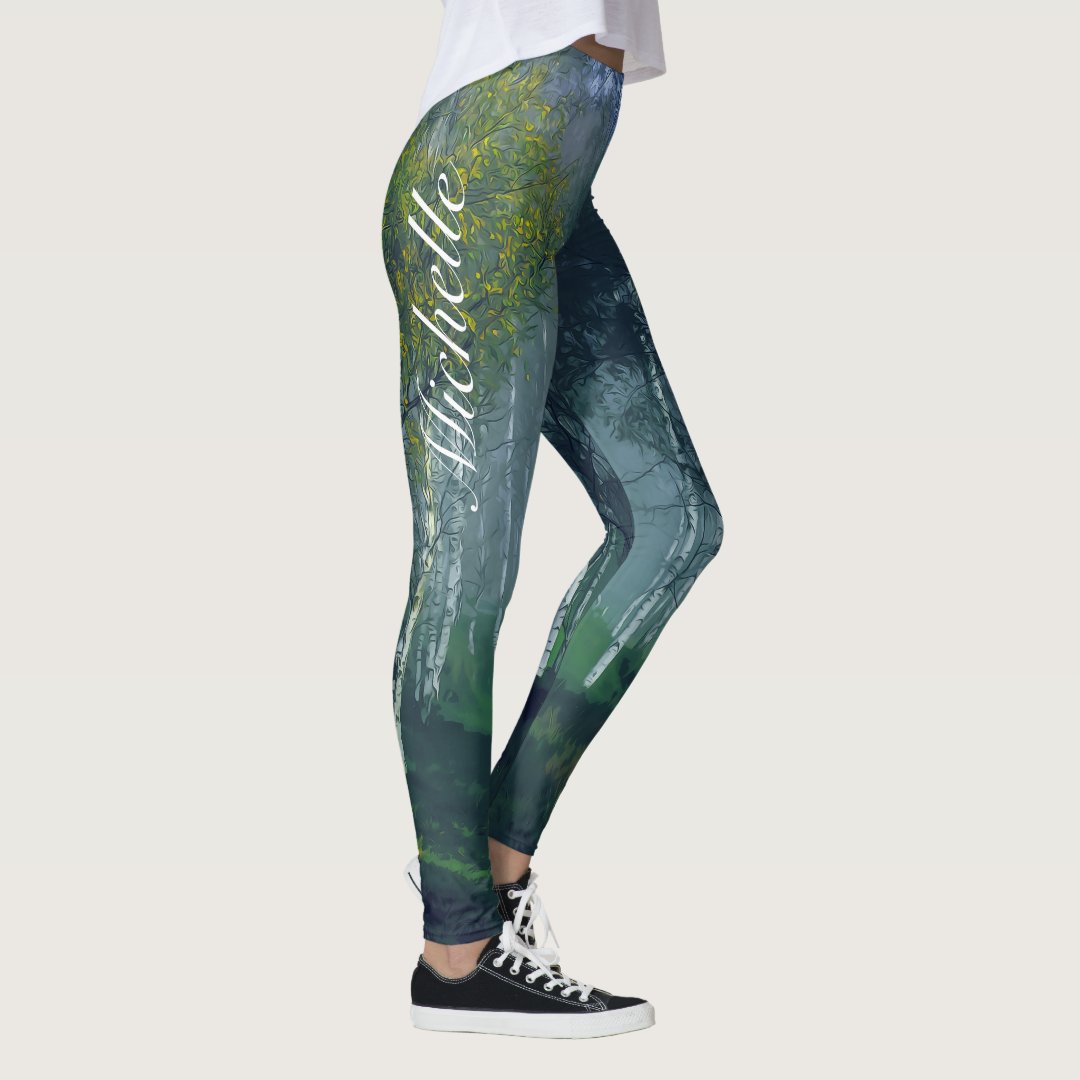 Personalized Add Your Own Name Leggings Zazzle