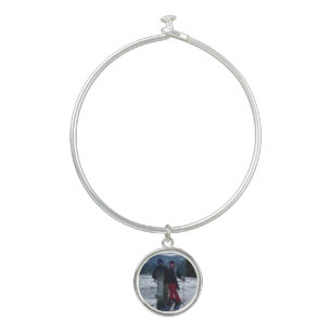 Personalized Add your own photo Bangle Bracelet
