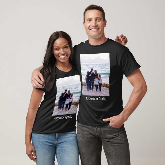 Personalized add your photo and text T-Shirt (Unisex)