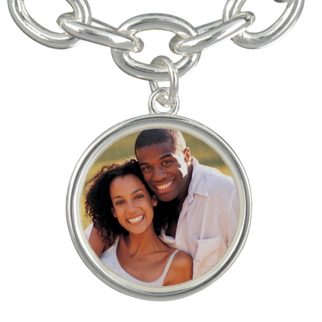 Personalized Add Your Photo Charm Bracelet (Design)