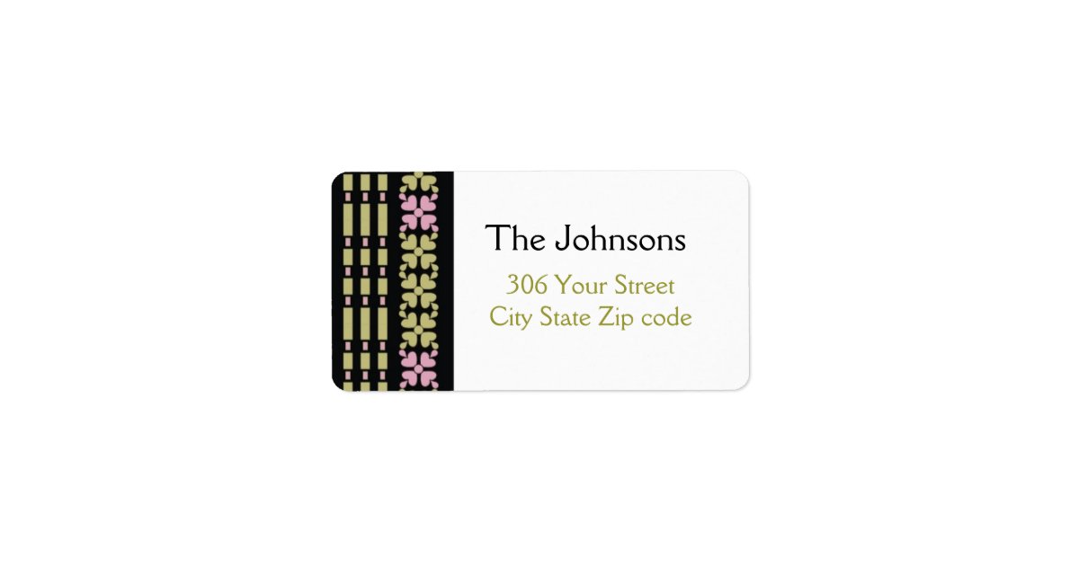 Personalized Address Labels Zazzle