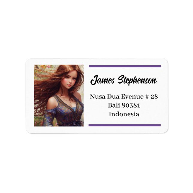 Personalized Address Labels: Adding Stylist Touch Label (Front)