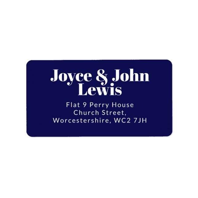 Personalized  Address Stickers  (Front)