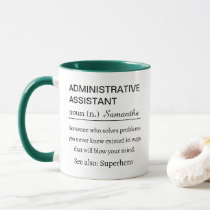 Personalized Administrative Assistant Definition Mug