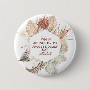 Personalized Administrative Professionals Day Button