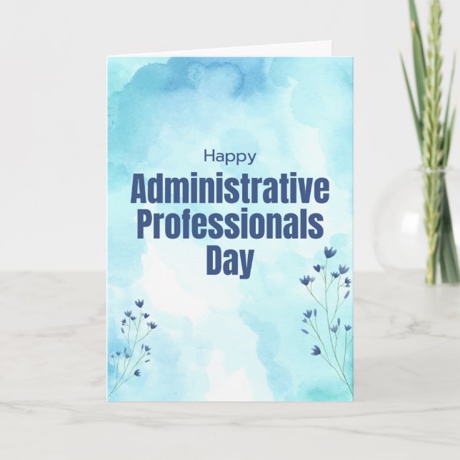 Personalized Administrative Professionals Day Card (Front)