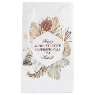 Personalized Administrative Professionals Day Small Gift Bag